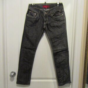 Yes Miss Black Shinny Jeans Size 27